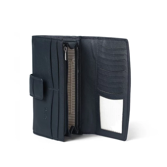 Nappa Leather Wallet Grande Navy