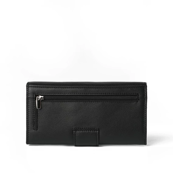  Nappa Leather Wallet Grande Noir