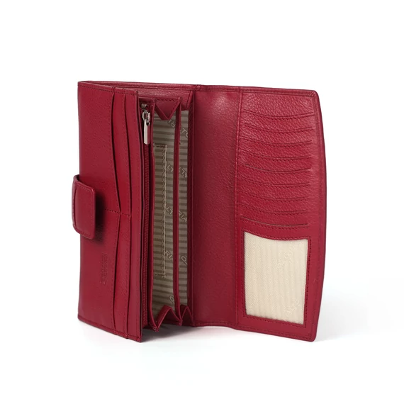  Nappa Leather Wallet Grande Ruby
