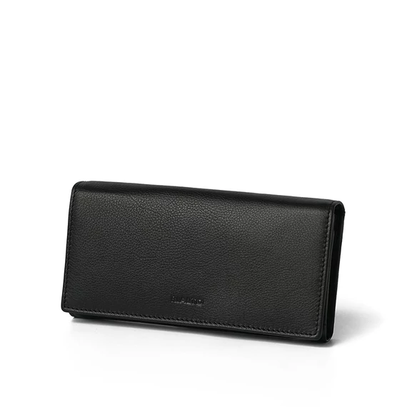  Nappa Leather Wallet Grande Noir
