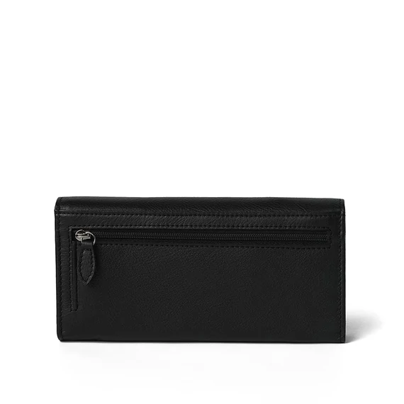  Nappa Leather Wallet Grande Noir