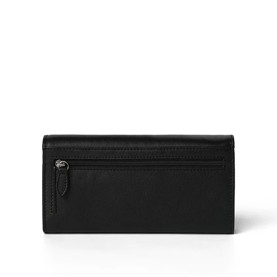  Nappa Leather Wallet Grande Noir