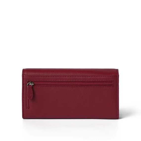  Nappa Leather Wallet Grande Ruby