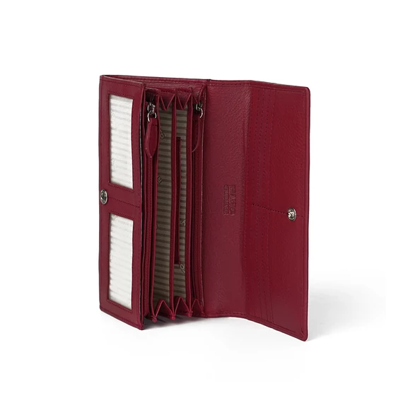  Nappa Leather Wallet Grande Ruby