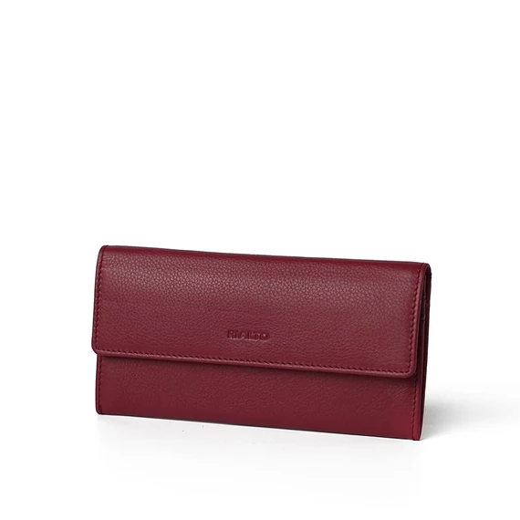 Nappa Leather Wallet Grande Ruby