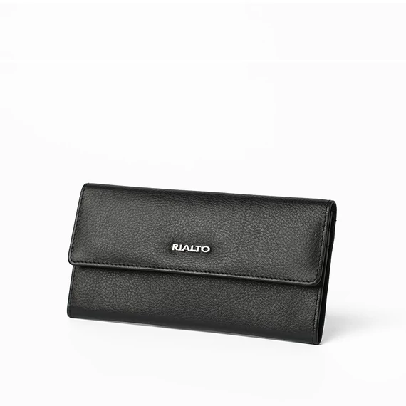 Nappa Leather Wallet Grande Noir