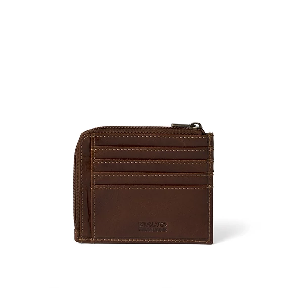 Vachetta Leather Wallet Marone