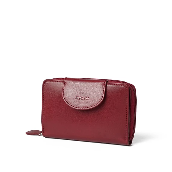  Leather Wallet Midi Ruby