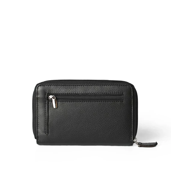  Nappa Leather Wallet Midi Noir
