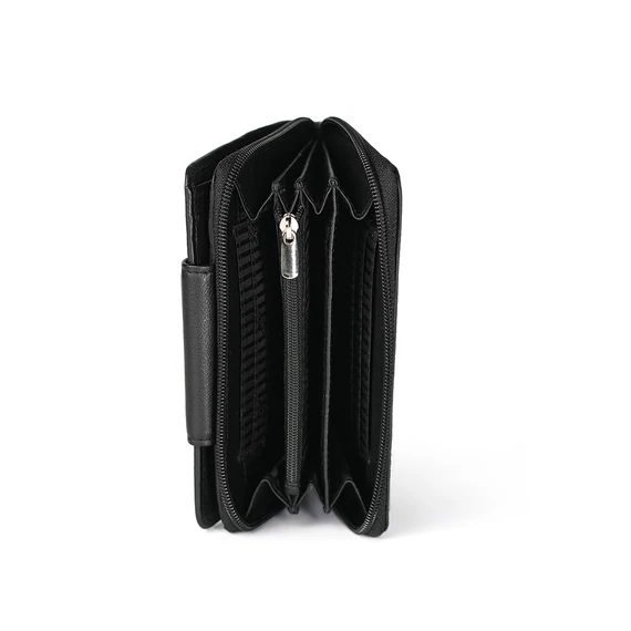  Nappa Leather Wallet Midi Noir