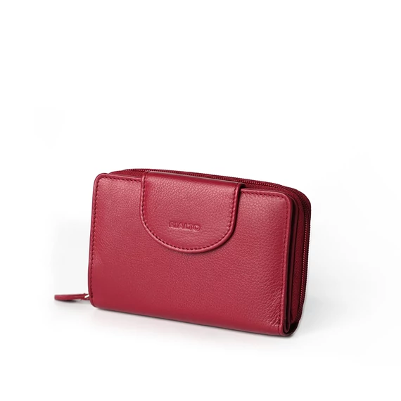  Nappa Leather Wallet Midi Ruby