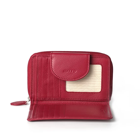  Nappa Leather Wallet Midi Ruby