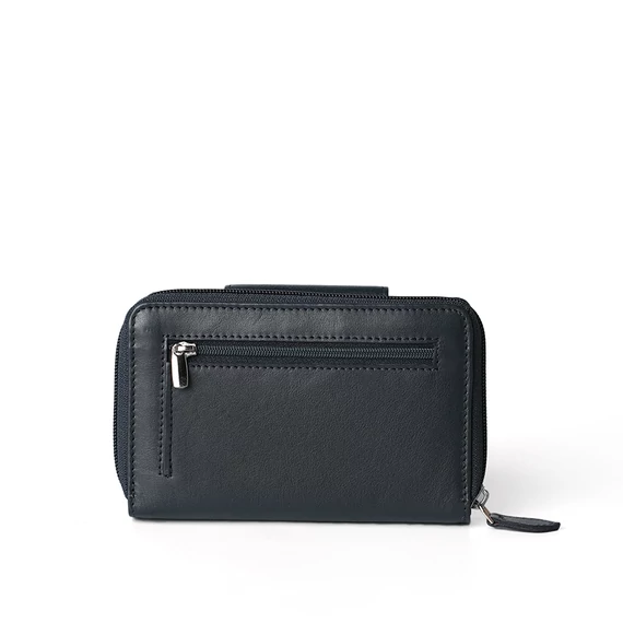  Nappa Leather Wallet Midi Navy