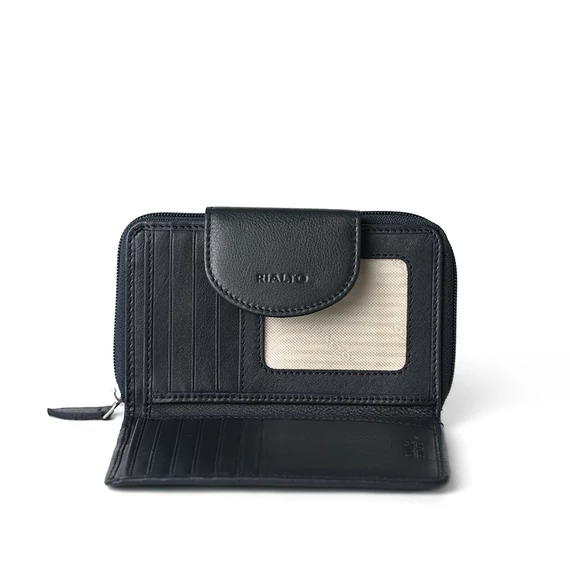  Nappa Leather Wallet Midi Navy
