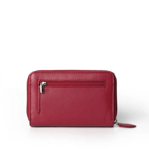  Nappa Leather Wallet Midi Ruby