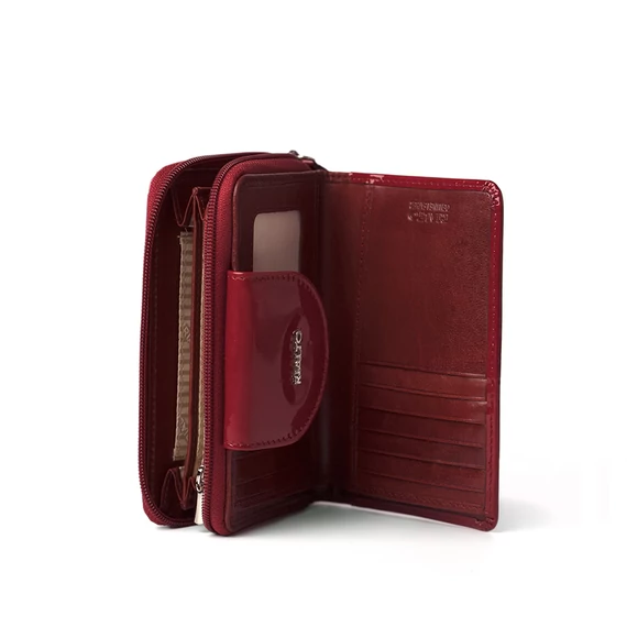 Patent Leather Wallet Midi Cherry Gloss