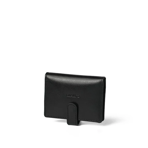 Leather Cardholder Noir