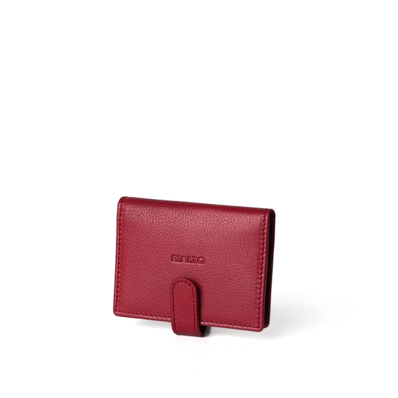 Nappa Leather Cardholder Ruby
