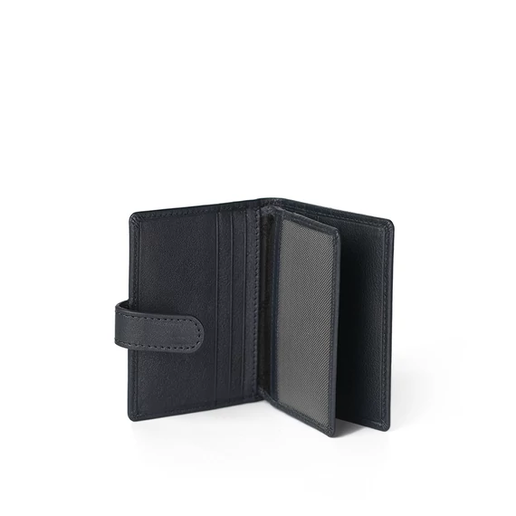 Nappa Leather Cardholder Noir