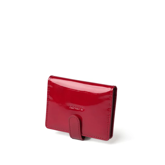 Patent Leather Cardholder Ruby