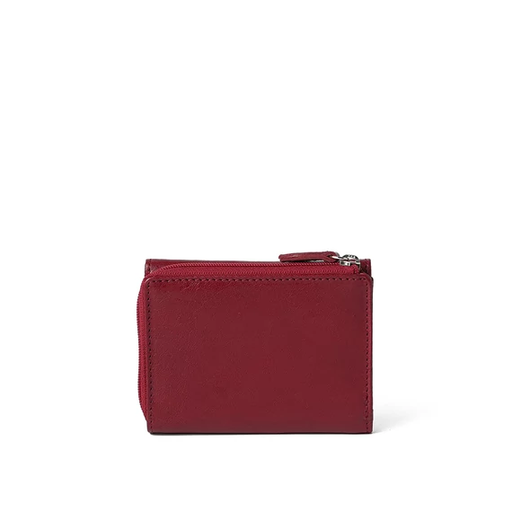  Leather Wallet Midi Ruby