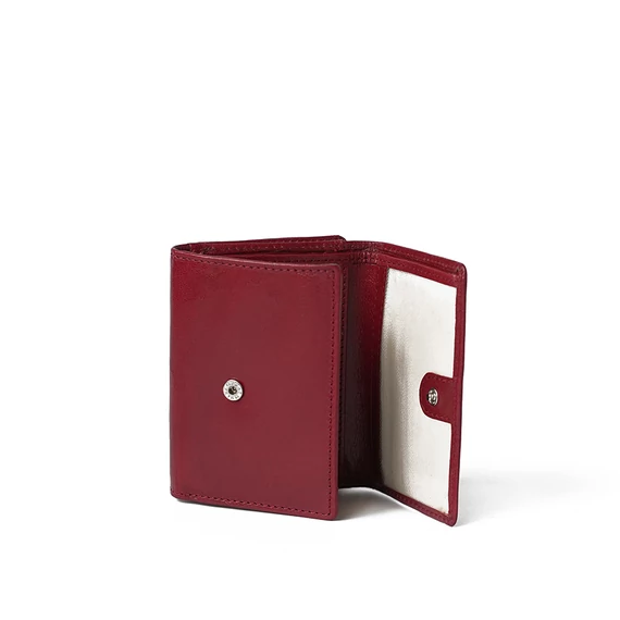  Leather Wallet Midi Ruby