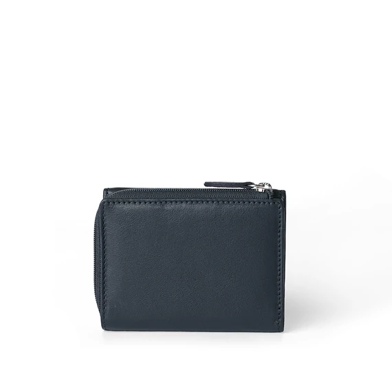  Nappa Leather Wallet Midi Navy