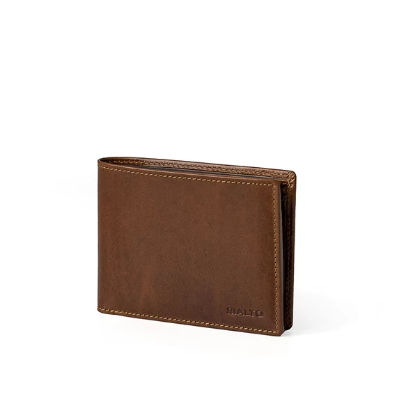 Vachetta Leather Wallet Marone