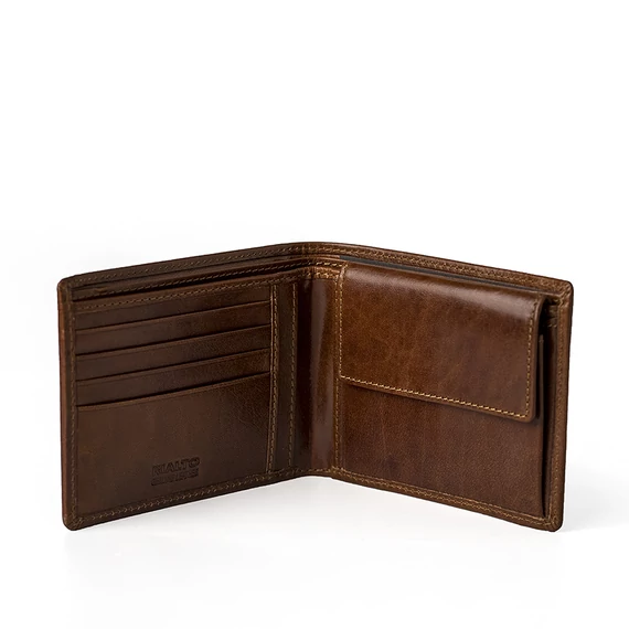 Vachetta Leather Wallet Marone