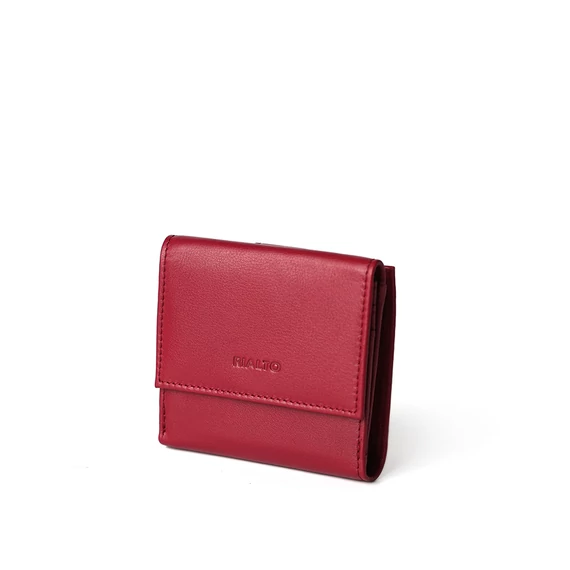 Nappa Leather Wallet Midi Ruby