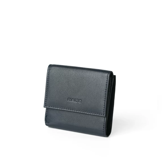 Nappa Leather Wallet Midi Navy