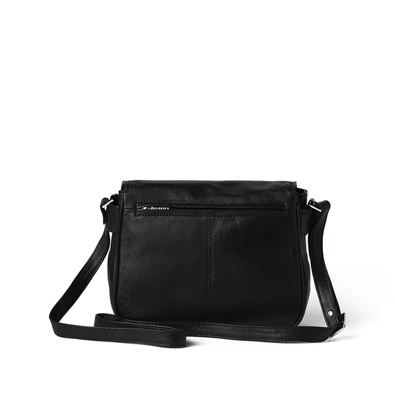 Sofia Nappa Midi Crossbody Bag Noir