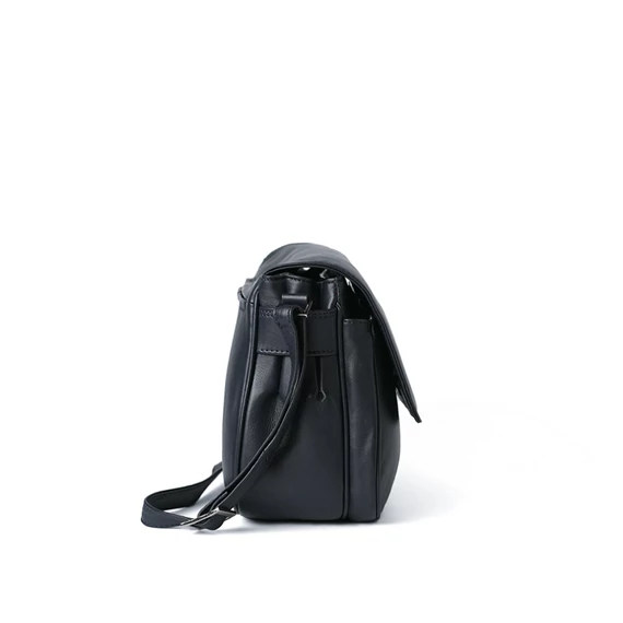 Sofia Nappa Midi Crossbody Bag Navy