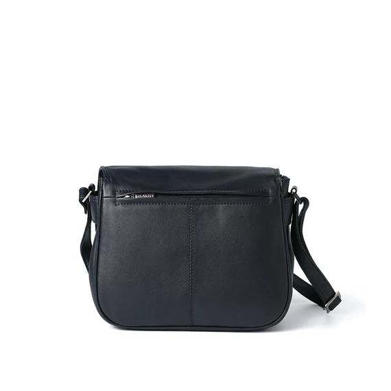 Sofia Nappa Midi Crossbody Bag Navy