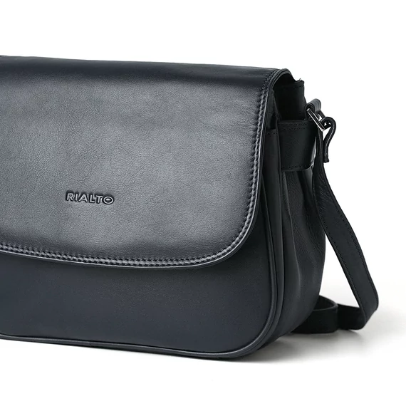 Sofia Nappa Midi Crossbody Bag Navy