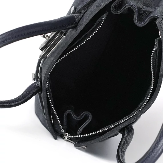 Bianca Midi Handbag Navy