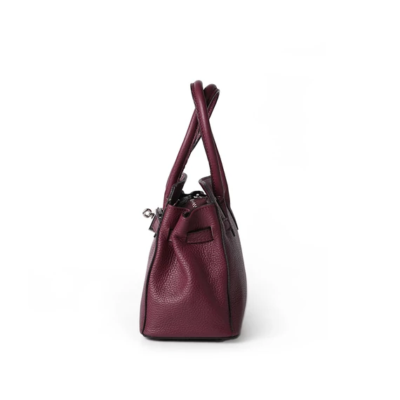 Bianca Midi Handbag Melanzana