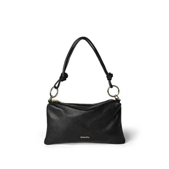 Női olasz bőr válltáska, Chiara Shoulder Bag Mini, fekete színben