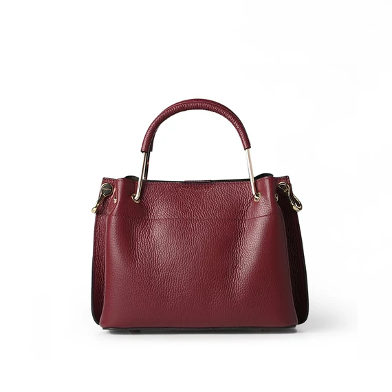 Livia Midi Handbag Burgundy