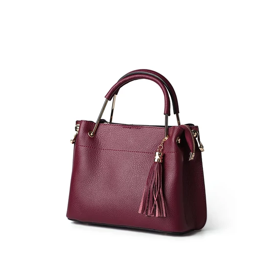 Livia Midi Handbag Melanzana