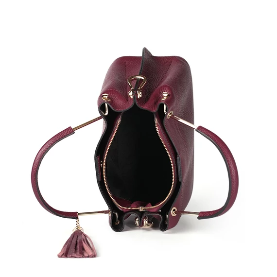 Livia Midi Handbag Melanzana