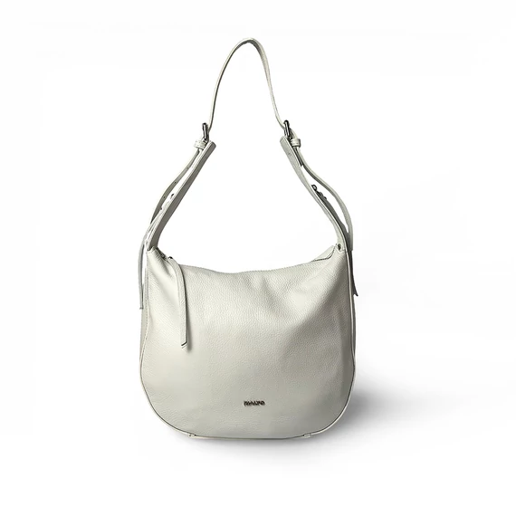 Női olasz bőr válltáska, Elisa Shoulder Bag, fehér színben