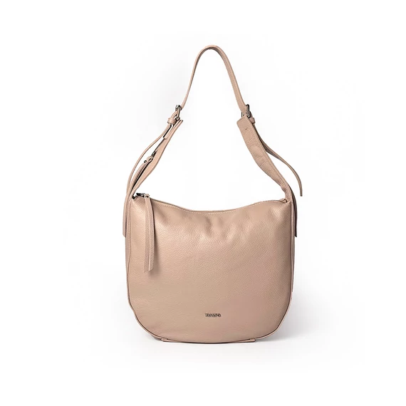 Női olasz bőr válltáska, Elisa Shoulder Bag, antik rózsaszín színben